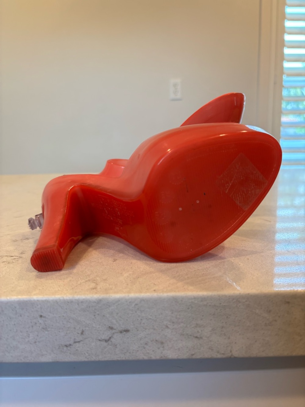 Jeremy Scott X Melissa Inflatable Mule Heels size 6 SEE DESCRIPTION - Picture 3 of 5